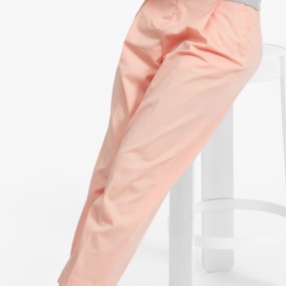 Everlane slouchy pink chino